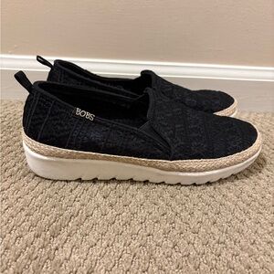 Skechers BOBS Flexpadrille Hi-Serene Heights platform slip-on shoes